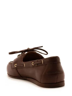 Westwood Casual Lace-Up Leather Boat Shoes*Off The Hook Online