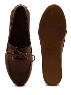 Westwood Casual Lace-Up Leather Boat Shoes*Off The Hook Online