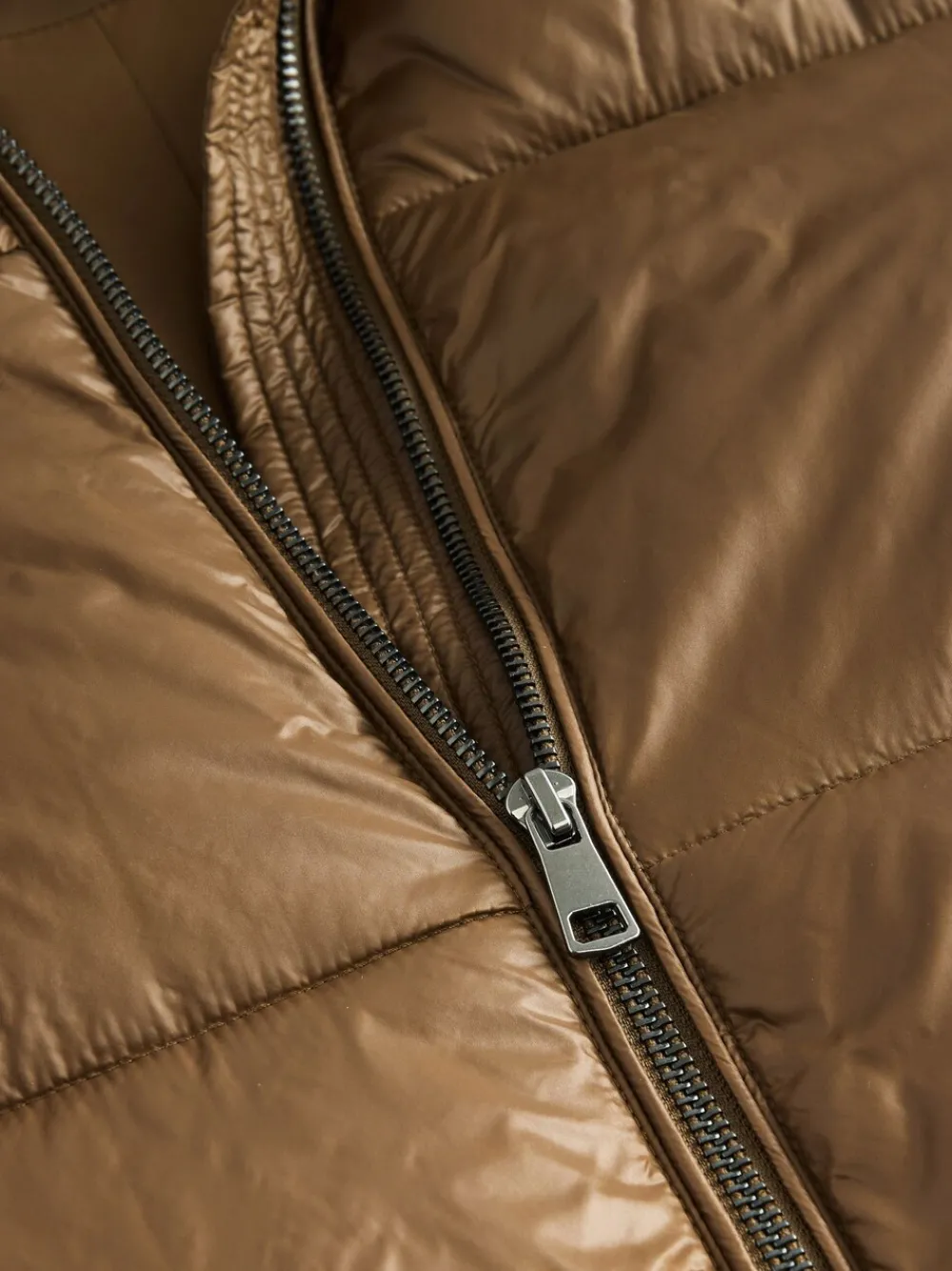 Olijfgroen - Hoogglanzende gewatteerde jas*Next Clearance