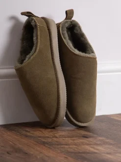 - - Winterpantoffelklompen met schapenvacht voor dames*Lakeland Leather Online