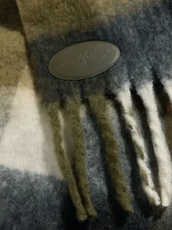 Olijfgroen - - Geborstelde sjaal*Love & Roses