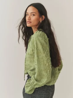 - Tufty Jacquard Long Sleeve Blouse*Next