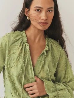 - Tufty Jacquard Long Sleeve Blouse*Next