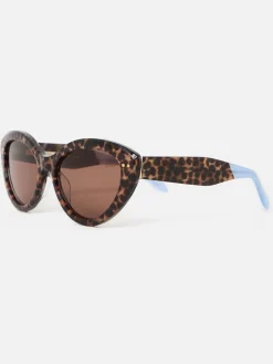 Leopard Print Cat Eye Acetate Sunglasses*Oliver Bonas Clearance