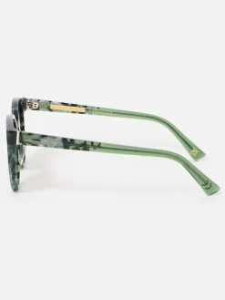 Preppy Faux Round Acetate Sunglasses*Oliver Bonas New