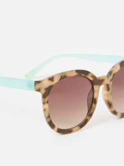 Preppy Faux Round Sunglasses*Oliver Bonas Outlet