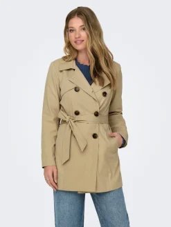 Double Breasted Classic Trench Coat*ONLY Discount