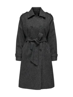 Herringbone Winter Trench Coat*ONLY Outlet