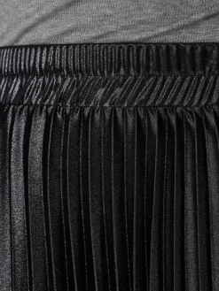 Metallic Pleated Midi Skirt*ONLY Hot