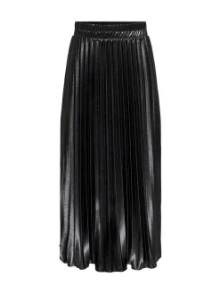 Metallic Pleated Midi Skirt*ONLY Hot