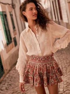 Oranje - Boho Rara Mini Skirt*Next New