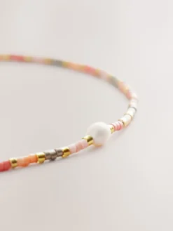 Oranje - Enkelbandje met kralen*Next Discount