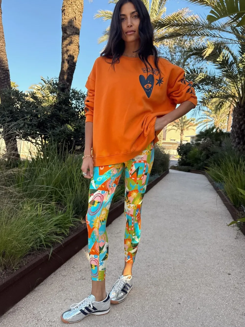 Oranje - Embroidered Sweatshirt*Never Fully Dressed Clearance