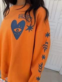 Oranje - Embroidered Sweatshirt*Never Fully Dressed Clearance
