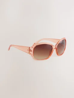 Oranje - Zonnebril met uitsnijding en ombré-effect*Next Sale