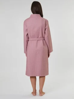 Oudroze - 100% katoenen gewafelde kamerjas*Loungeable Best