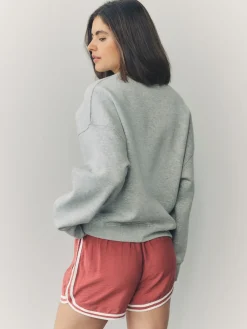 Oudroze - Sportshort met contrasterende Streep*Next Clearance