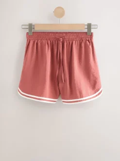 Oudroze - Sportshort met contrasterende Streep*Next Clearance