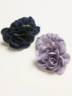 - FatFace 2 Pack Corsage Hair Ties*Fat Face Outlet