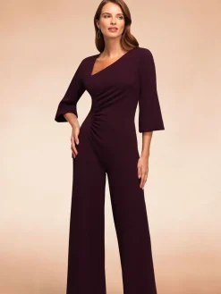 - Ruched Jumpsuit with Sleeves*Hot Squash New