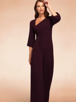 - Ruched Jumpsuit with Sleeves*Hot Squash New