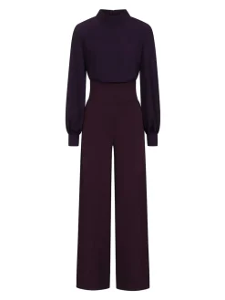 - HotSquash jumpsuit met wijde pijpen en blousonmouwen*Hot Squash Best