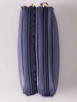 Paars - dubbele brillenkoker*Lakeland Leather