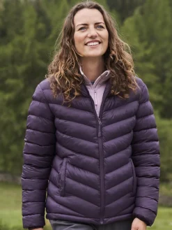 Paars - Seasons Womens Water-Resistant Padded Jacket*Mountain Warehouse Hot