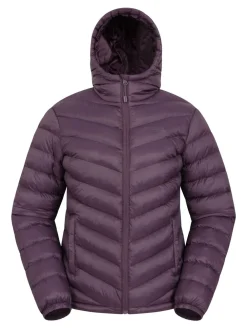 Paars - Seasons Womens Water-Resistant Padded Jacket*Mountain Warehouse Hot