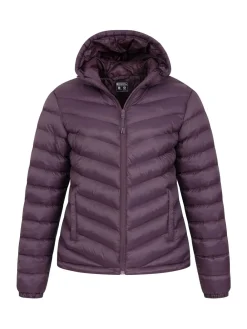 Paars - Seasons Womens Water-Resistant Padded Jacket*Mountain Warehouse Hot