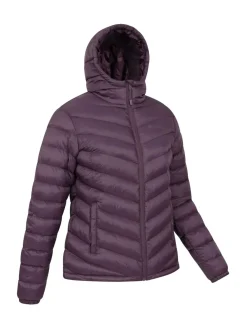 Paars - Seasons Womens Water-Resistant Padded Jacket*Mountain Warehouse Hot