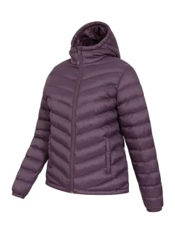 Paars - Seasons Womens Water-Resistant Padded Jacket*Mountain Warehouse Hot