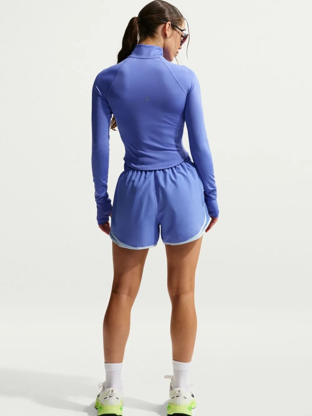 Paars - Tempo Dri-FIT 3 hardloopshorts met halfhoge taille*Nike Hot