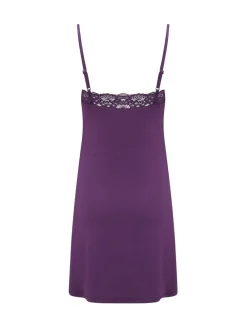 - - Sofa Loves Lace - Zachte jersey slipdress met split en verborgen ondersteuning*Pour Moi Sale