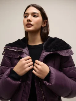 - Regenbestendige gewatteerde lange jas*Next Outlet