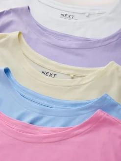 - Set van 5 T-shirts met kapmouwtjes*Next Best