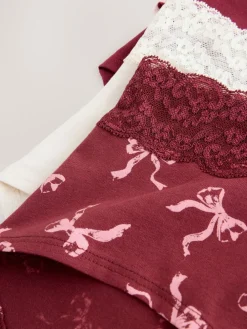 - Katoenen kanten slipjes 4 stuks*Next Online