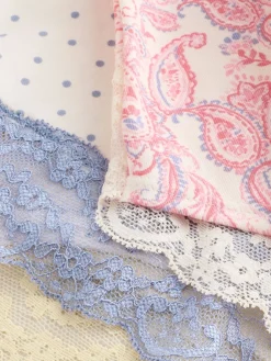 Paisley - Katoenen kanten slipjes 4 stuks*Next Clearance