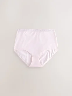 Pastel - 4 Katoenen slipjes met logotailleband*Next Sale