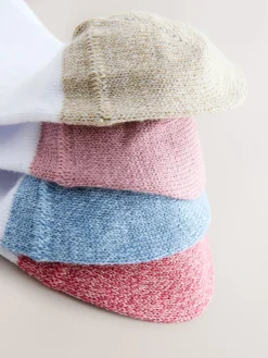 - Heel and Toe Detail White Trainer Socks 4 Pack*Next Sale