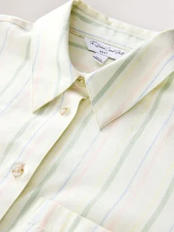 - Ruimvallend 100% katoenen button-down casual overhemd met lange mouwen*Next Online