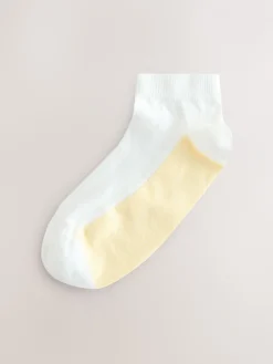 Pastel Marl - 4 Paar sneakersokken met voetbed*Next Outlet