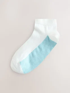 Pastel Marl - 4 Paar sneakersokken met voetbed*Next Outlet