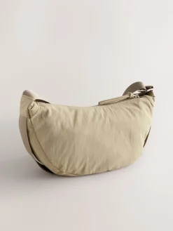 Pastelgeel - Stoffen schoudertas*Next Online