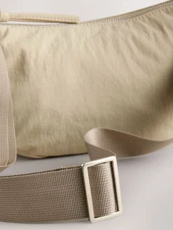 Pastelgeel - Stoffen schoudertas*Next Online