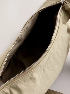 Pastelgeel - Stoffen schoudertas*Next Online