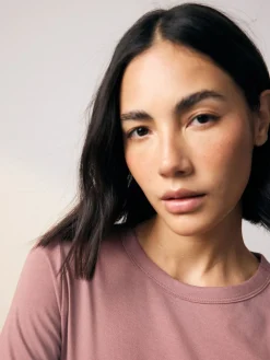 Pastelroze - T-shirt met lange mouwen en ronde hals*Next Discount