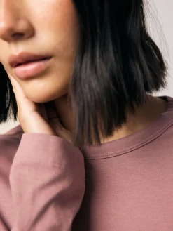 Pastelroze - T-shirt met lange mouwen en ronde hals*Next Discount