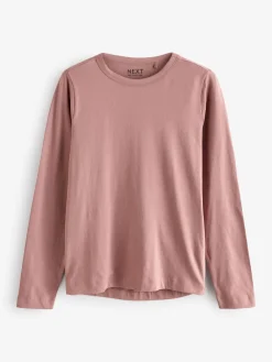 Pastelroze - T-shirt met lange mouwen en ronde hals*Next Discount