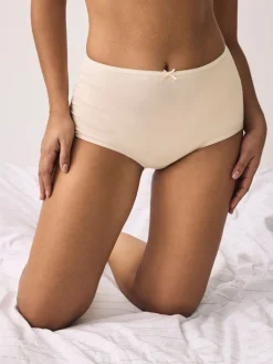 Pastelroze nude - Set van 5 slips met hoog katoengehalte*Next Discount